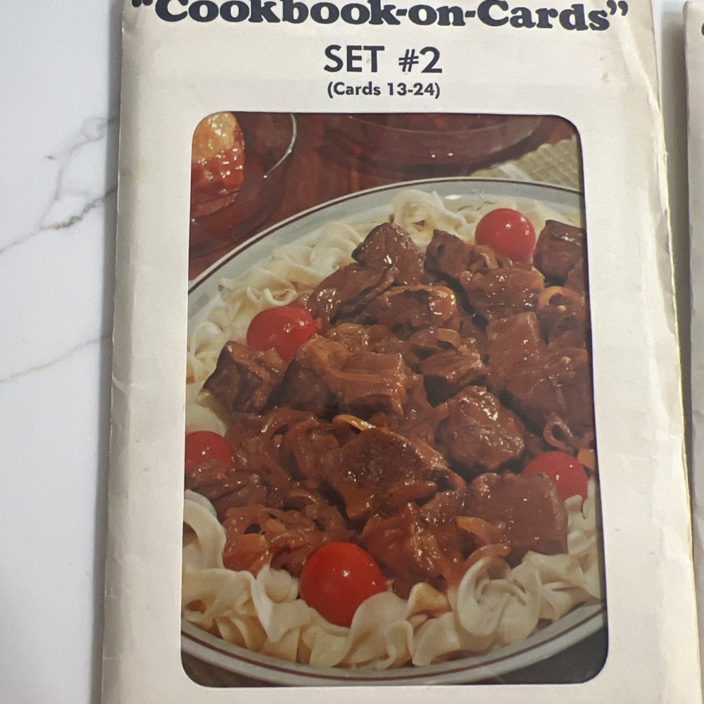 Cookbook-on-Cards Set Collection - Picture 2 of 9
